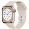 Apple Watch Series 8 (2022) GPS + Cellular 41 mm - Alluminio Galassia - Cinturino Sport Galassia - refurbished
