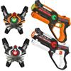 FORHISHER Set di 2 Laser Tag Con Gilet, Pistole Laser Game per Bambini Adolescenti Adulti Divertimento di Gruppo di Famiglia, Giocattoli Laser Tag Set di 2 Giocatori per Ragazzi 6 7 8 9 10 11 12 Anni