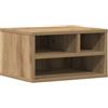 vidaXL Supporto per Stampante Moderno in Rovere Artigianale | Dimensioni Medie Legno Ingenerizzato | Design Salvaspazio | Finitura Liscia Verniciata | Ideale per Ufficio Domestico e Studio | Tavolo p
