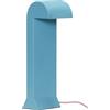 HÜBSCH - Lampada da tavolo Soothe - Blu - Ferro laccato