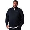 Men Plus Sweattroyer, Basic Maglia di Tuta, Blu Oltremare Scuro, 6XL Uomo