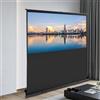 WYmaioyis Pull-up Proiettore Tela 80 Pollici 16:9 Mobile Business and Home Cinema Proiettore Portatile 4K e 8K Ultra Proiettore Schermo Proiettore da Pavimento Schermo 170x100 cm Nessun Montaggio richiesto