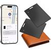 Pixelure Wallet Tracker per Android, portafoglio tracker scheda Thin 2 mm, compatibile con Google My Dispositivo (solo Android), IP68, impermeabile, ricarica wireless, tracking card per valigia/borse, 2 pezzi