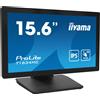iiyama ProLite T1634MC-B1S Monitor PC 39,6 cm [15.6] 1920 x 1080 Pixel Full HD LED Touch screen Nero (15.6 PROLITE - 15.6 Black Touchscreen VGA DisplayPort and HDMI) [T1634MC-B1S]