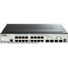 D-Link D-Link DGS 1510-52XMP - Switch - L3 - Smart - 48 x 10/100/1000 (PoE+) + 4 x 10 Gigabit SFP+ - Desktop, an Rack montierbar - PoE+ (370 W) DGS-1510-52XMP/E