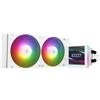 Thermalright Grand Vision 240 ARGB Bianco AIO CPU, schermo LCD IPS con risoluzione 480 x 480, per AM5/Intel LGA1851/1700, schermo LCD con assorbimento magnetico per immagini