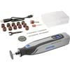 Dremel 8150 Kit utensile rotativo brushless a batteria ricaricabile tramite USB-C da 7,2 V 2Ah, 20 accessori, velocità variabile da 5.000 a 30.000 giri/min, taglio, levigatura, intaglio, smerigliatura