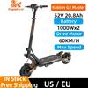 Other 2025Kukirin G2 Master Scooter elettrico 1000W * 2 Doppio motore 52V 20.8Ah60 km/h Ammortizzatore idraulico G2Master KickScooter elettrico - Kukirin G2 Master