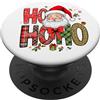 Funny Christmas - Santa Babbo Natale - Ho-Ho-Ho - Divertente Natale - Buon Natale PopSockets PopGrip Adesivo