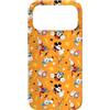 Disney Custodia per iPhone 17 Pro Max Disney - Stampa elettrica Topolino e amici, colore: Arancione