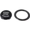 ECSiNG Copertura E Anello Per Pulsante Di Avviamento Motore Auto Compatibile Con BMW Serie 3 E90 E Compatibile Con BMW Serie 1 2004-2011.