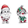 TCZNAF Ciondolo Amore e Famiglia Charm Pendant Compatibile per Bracciali Europei Festa della Compleanno e San Valentino Gifts da donna