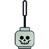 LEGO Bag Tag Testa di scheletro fosforescente