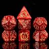 Epic Forge -Set di 7 dadi con scatola - Auspicious Clouds - Rosso