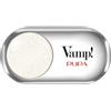 Pupa Vamp! Ombretto Top Coat 200 Sparkling Platinum Ombretto Altamente Pigmentato con Applicatore 1 gr Polvere Compatta