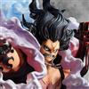 MegaHouse Portrait.Of.Pirates One Piece SA-MAXIMUM Monkey D Luffy Gear 4 Snakeman Figure