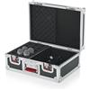 Gator Cases ATA Flight Case in legno, con 15 supporti per microfono, chiusure a incasso e alloggiamento per cavi, G-TOUR M15