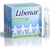 Libenar Soluzione Isotonica, Fisiologica Salina per Detersione di Naso, Occhi, Orecchie e per l'Inalazione in Aerosol, Adatto a Neonati e Bambini, Flaconcini Monouso da 5 ml, 25 Flaconcini
