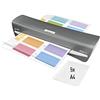 Leitz iLAM Office Plastificatrice A3 ? Riscaldamento ultra-rapido in 1 minuto, 75-125 micron, anti-inceppamento, spegnimento automatico, include 5 pouch A4 per plastificazione, grigio-bianco, 72530084