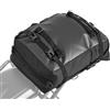VEVOR Borsa Posteriore per Moto, Borsa da Sella Posteriore in Tessuto da 30 L con Copertura Impermeabile, per Bagagli da Moto Sport all'Aria Aperta con Spallacci, Portapacchi Universali, Nero