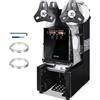 VEVOR Macchina Automatica Sigillatrice per Tazze di Tè al Latte, 500-650 Tazze/h Altezza 90-190 mm Diametro 90/95 mm, Sigillatrice Elettrica per Tazze Display LCD per Confezioni di Bevande da Bar