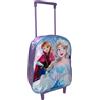 CARTOON Zaino con trolley Frozen Disney borsa per la scuola asilo materna zainetto 28 cm con ruote e manico allungabile