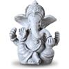 Zen Light Statua Ganesh - Statuetta decorativa Zen e Feng Shui - Porta un'atmosfera lenta e rilassante al vostro interno - Statua portafortuna colore grigio - Altezza: 12 cm - Zen'Light