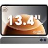 T65 Tablet 13.4 Pollici 120Hz Display Tablet Android 15, Doppio SIM 4G LTE+5G Wi