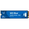 Western Digital WD Blue SN580, 2 TB, M.2 2280, fino a 4150 MB/s, Include Acronis True Image per