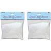 Beistle S20019AZ2 - Neve glitterata in plastica per decorazioni e decorazioni natalizie, colore: bianco