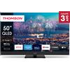Thomson 50QG6C14 Smart TV QLED 50" 4K Ultra HD Google TV Wi-Fi HDR10 Dolby Vision Nero