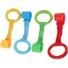 Fafeicy 4PCS Anelli per Culle Equilibrio, Anelli di Addestramento Resistenti Al Calore Porta bebè Portatile Tira Anello Culla Anelli Appesi per Neonato Bambino Bambino