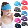 DASUTA Fascia per allenamento da donna, per corsa, sport, viaggi, fitness, elastica, traspirante, multi fascia per il sudore, confezione da 10