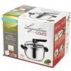 Lagostina Mia Cucina Naturale Pentola a Pressione con Cestello, diametro cm 22 Lt 5