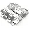 GFTIME 36,5 x 12 cm in acciaio inox universale coperchio bruciatore pezzi di ricambio per Enders Chicago 3, Enders BOSTON PRO 3K, Enders Boston 6 Kr turbo, Tepro 3561, Barbecook Brahma 4.0, 4 pezzi