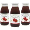 Agricola Miglioretti Succo di melograno 100% Biologico 3X 200ml, Spremuta a Freddo senza Zuccheri Aggiunti - Prodotto Italiano Naturale e Dissetante