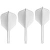 GOAT - Air White No6 alette corte, 3 freccette in plastica