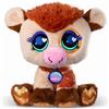 BANDAI Littlest Pet Shop - Peluche Mucca 25 cm - Littlest Pet Shop LPS Mucca Deluxe - Peluche animali carini con grandi occhi scintillanti - Giocattolo per bambini dai 4 anni in su - BF00666