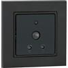 VEMER VE791001 SENS IR DUO-INT - Rilevatore di Movimento Crepuscolare da Interno, Sensore di Movimento a Infrarossi, Installazione su Scatola da Incasso Tonda 2 Moduli, Grigio
