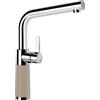 SCHOCK Rubinetto da cucina SC-540 Twilight - marrone CRISTADUR rubinetto ad alta pressione con beccuccio fisso e connettori standard