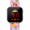 Principesse Disney - Orologio da polso digitale Led per bambini, Funzione data