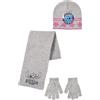 Stitch Disney Stitch - Coordinati invernali per bambini, Set 3 pezzi, Cappello + Guanti + Sciarpa