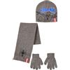 Spiderman Marvel Spider-Man - Coordinati invernali per bambini, Set 3 pezzi, Cappello + Guanti + Sciarpa