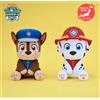 SEGA RARE Paw Patrol Chase E Marshall M Peluche 2025 Set Di 2 Da GIAPPONE 28cm 11"