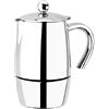 BRA, Caffettiera Magna in acciaio Inox 18/10, 4 tazze