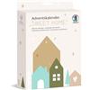 Ursus 2488 00 00F - Calendario dell'Avvento Sweet Home, 24 sacchetti in carta kraft, incl. adesivi e mollette in legno, set fai da te per la realizzazione di calendari dell'Avvento