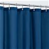 ALYVIA SPRING Rivestimento per tenda da doccia in tessuto impermeabile, morbido e leggero, 3 magneti inferiori, qualità alberghiera e lavabile in lavatrice, dimensioni standard 182 x 183 cm, blu navy