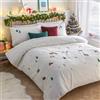 furn. Christmas Together Set Copripiumino (Neve - King)