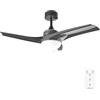 Cecotec Ventilatore da Soffitto con Luce EnergySilence Aero 470. 55 W, Diametro 106 cm, Luce LED, 3 Pale, 3 Velocità, Timer, Funzione Invernale, Telecomando, Design Nero