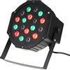 LEOFLA Faro Led Rgb 18W Faretto 18 Colori Discoteca Sensore Sonoro Luce Colorata